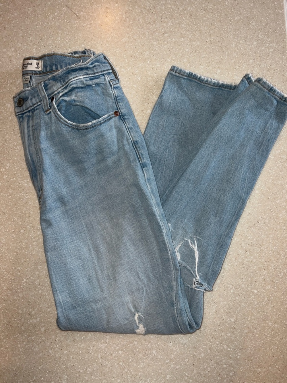 Abercrombie & Fitch Light Blue Skinny Jeans